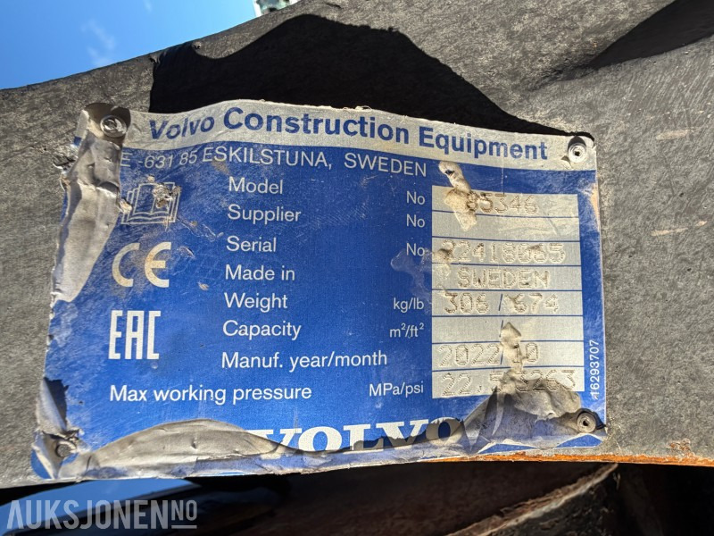 2022 Volvo hurtigfeste - Stavebné zariadenia: obrázok 4 2022 Volvo hurtigfeste - Stavebné zariadenia: obrázok 4