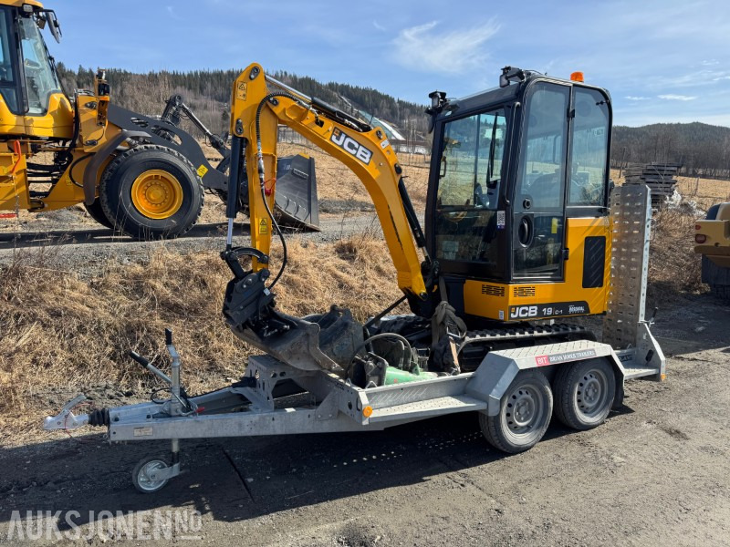 2024 JCB 19 C-1 MINIGRAVER, 3 SKUFFER, PIGGHAMMER, MASKINHENGER, KUN 200 TIMER, UTVIDET GARANTI - Mini rýpadlo: obrázok 2 2024 JCB 19 C-1 MINIGRAVER, 3 SKUFFER, PIGGHAMMER, MASKINHENGER, KUN 200 TIMER, UTVIDET GARANTI - Mini rýpadlo: obrázok 2