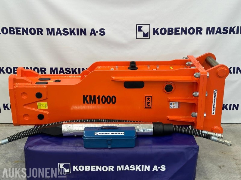 NY KM 1000 PIGGHAMMER s60-FESTE CE merket GARANTI - Hydraulické kladivo: obrázok 1 NY KM 1000 PIGGHAMMER s60-FESTE CE merket GARANTI - Hydraulické kladivo: obrázok 1