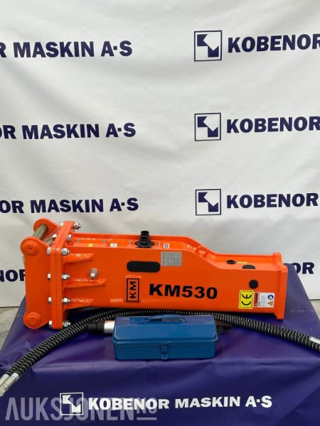 NY KM 530 PIGGHAMMER s40-FESTE CE merket FABRIKKGARANTI - Hydraulické kladivo: obrázok 1 NY KM 530 PIGGHAMMER s40-FESTE CE merket FABRIKKGARANTI - Hydraulické kladivo: obrázok 1
