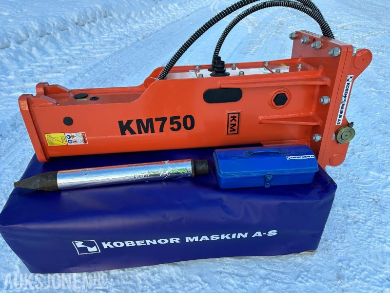 NY KM 750 Pigghammer s40/s50 CE merket FABRIKKGARANTI - Hydraulické kladivo: obrázok 5 NY KM 750 Pigghammer s40/s50 CE merket FABRIKKGARANTI - Hydraulické kladivo: obrázok 5