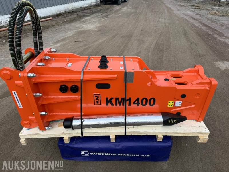 Ny KM 1400 Pigghammer med s70 HK feste - Hydraulické kladivo: obrázok 1 Ny KM 1400 Pigghammer med s70 HK feste - Hydraulické kladivo: obrázok 1