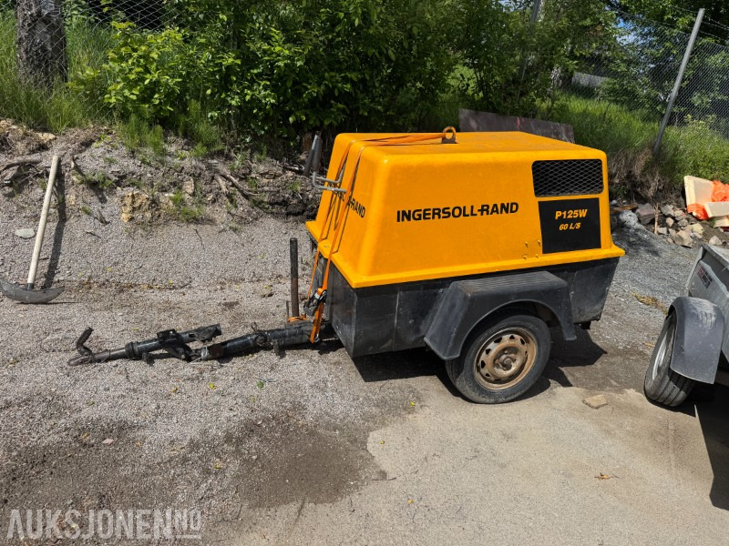 Ingersoll - Rand P125WD mobil luftkompressor - Priemyselný stroj: obrázok 1 Ingersoll - Rand P125WD mobil luftkompressor - Priemyselný stroj: obrázok 1