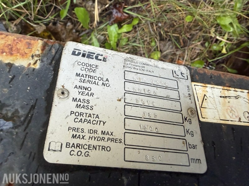 2016 Dieci DIECI løftebom / kranarm (1,2 tonn kapasitet) - Príslušenstvo pre Stavebné stroje: obrázok 3 2016 Dieci DIECI løftebom / kranarm (1,2 tonn kapasitet) - Príslušenstvo pre Stavebné stroje: obrázok 3