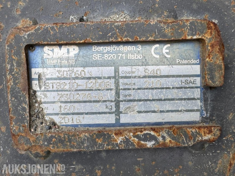 2016 SMP pusseskuffe 210 liter, S40 feste - Príslušenstvo pre Stavebné stroje: obrázok 3 2016 SMP pusseskuffe 210 liter, S40 feste - Príslušenstvo pre Stavebné stroje: obrázok 3