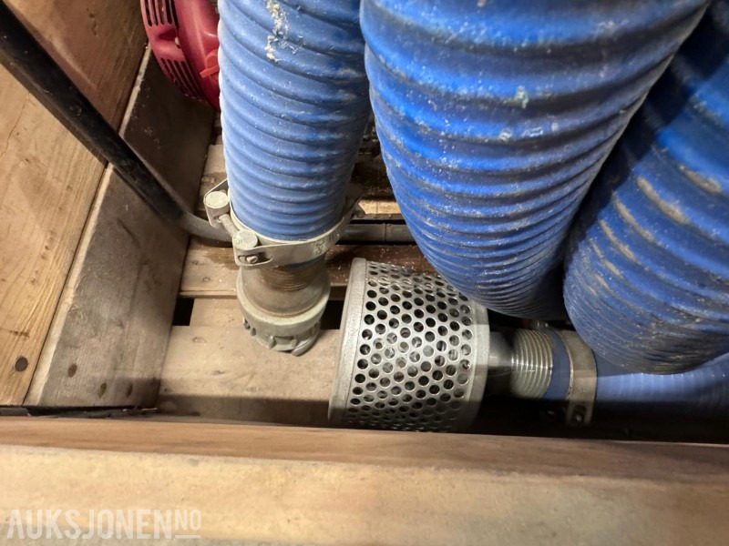 Príslušenstvo pre Stavebné stroje Koshin Trash Vannpumpe KTH-80X med Honda GX240 8.0 motor - 1340 l/min - Ø 80 mm: obrázok 13