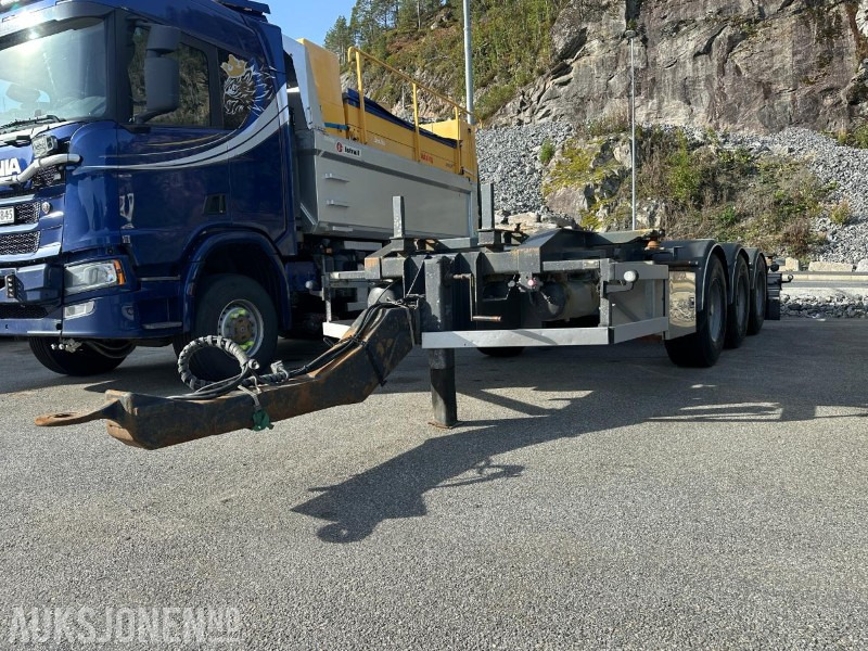 2005 Nor slep PHV 24C - 3 akslet 20 fots Container tralle - EU Godkjent - Príves: obrázok 1 2005 Nor slep PHV 24C - 3 akslet 20 fots Container tralle - EU Godkjent - Príves: obrázok 1