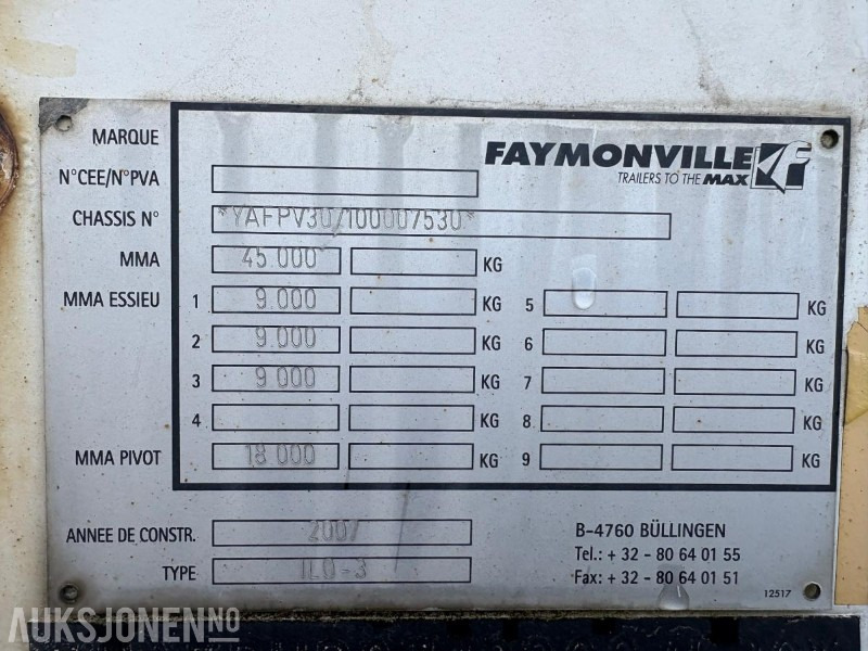 2007 Faymonville element tralle - Príves: obrázok 3 2007 Faymonville element tralle - Príves: obrázok 3