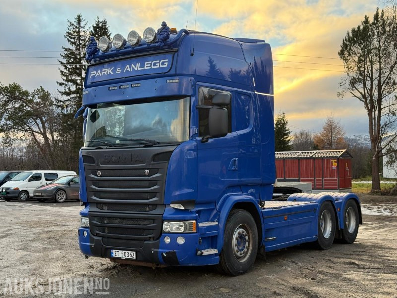 2015 Scania R-serie 6x4 Påkostet - Brøyterigget - Tipphydraulikk - Sprederhydraulikk - 675 643km - Ťahač: obrázok 1 2015 Scania R-serie 6x4 Påkostet - Brøyterigget - Tipphydraulikk - Sprederhydraulikk - 675 643km - Ťahač: obrázok 1