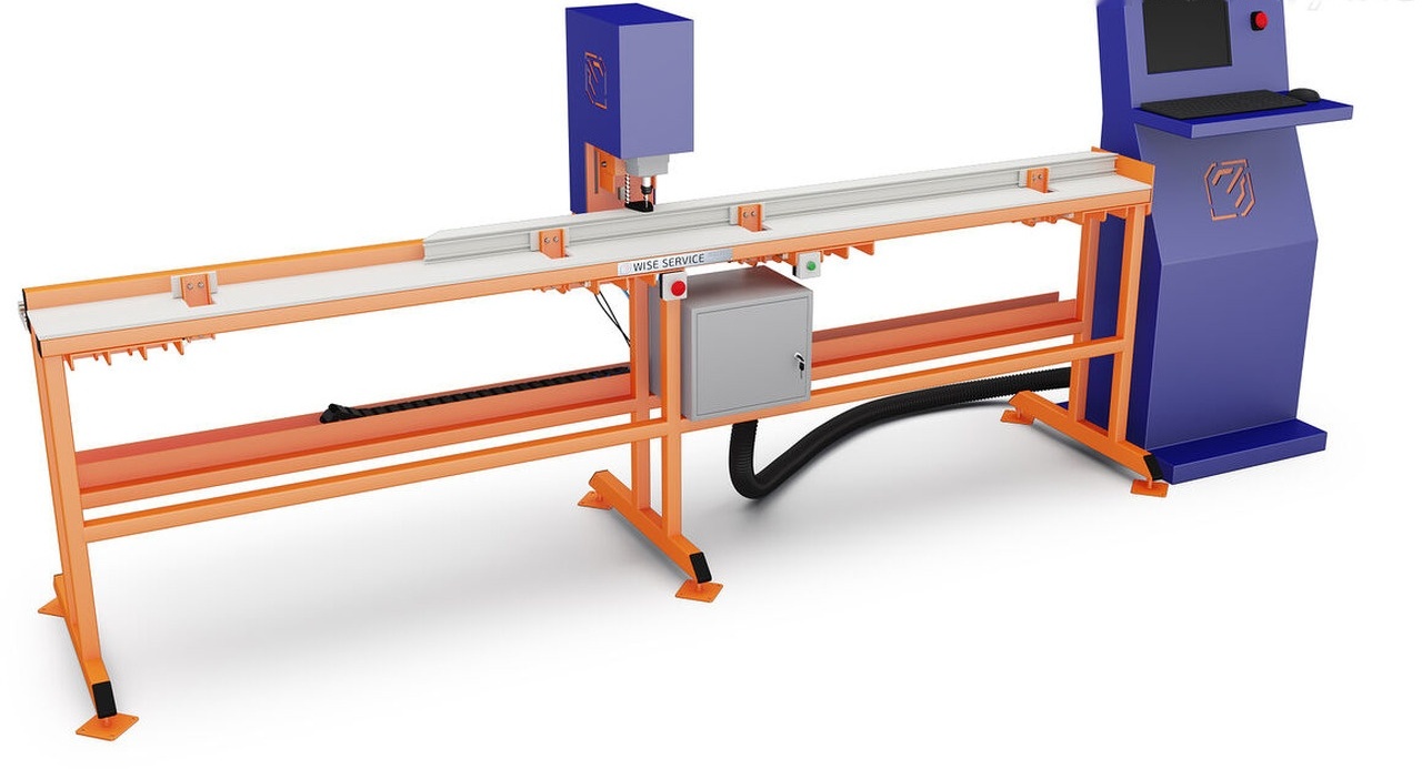 Wise Service Drilling center under the hinges in the frame WS503 - Obrábací stroj: obrázok 4 Wise Service Drilling center under the hinges in the frame WS503 - Obrábací stroj: obrázok 4