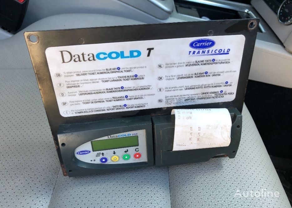 Termodiagrama DataCOLD T 250 Carrier Transicold for car - Náhradný diel pre Automobil: obrázok 1 Termodiagrama DataCOLD T 250 Carrier Transicold for car - Náhradný diel pre Automobil: obrázok 1