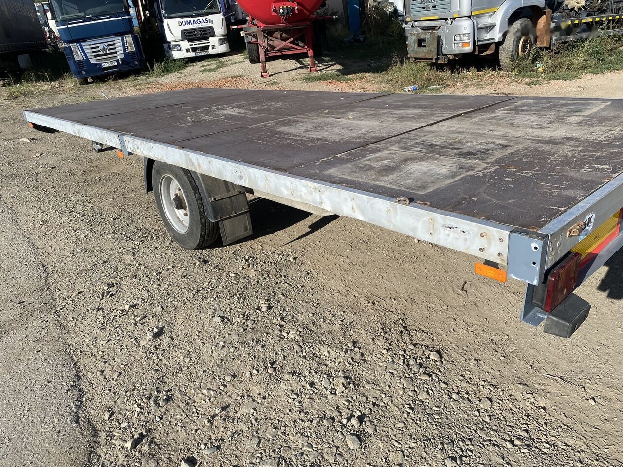 Schmitz Cargobull REPACOM Rema remorca 6,5 m lungime platforma pentru marfa / util - Plošinový/ Valníkový príves: obrázok 2 Schmitz Cargobull REPACOM Rema remorca 6,5 m lungime platforma pentru marfa / util - Plošinový/ Valníkový príves: obrázok 2