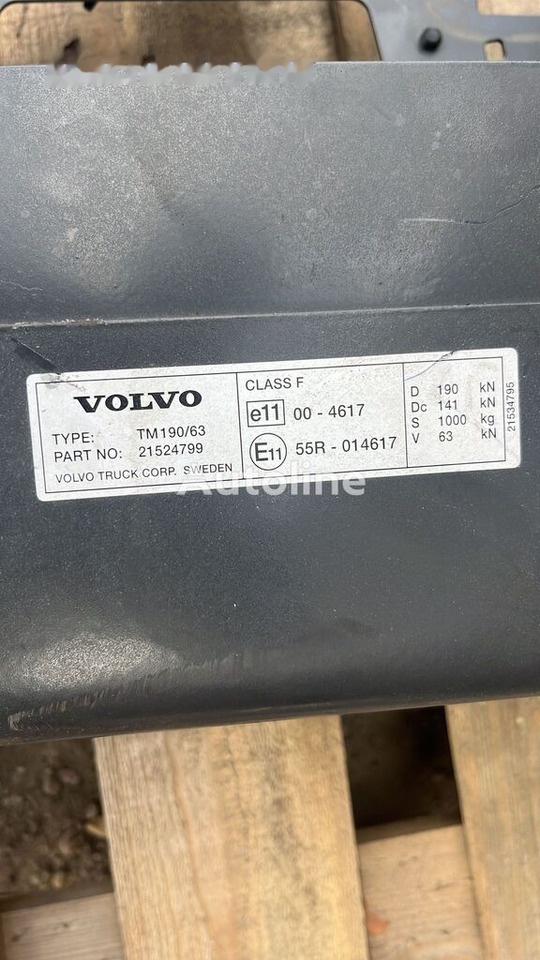 Volvo TRAVERSA type tm 190/63 CODE 21524799 truck - Točnica pre Nákladné auto: obrázok 2 Volvo TRAVERSA type tm 190/63 CODE 21524799 truck - Točnica pre Nákladné auto: obrázok 2