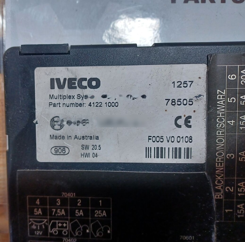 Bosch 41221000   IVECO Stralis truck - Riadiaca jednotka pre Nákladné auto: obrázok 2 Bosch 41221000   IVECO Stralis truck - Riadiaca jednotka pre Nákladné auto: obrázok 2