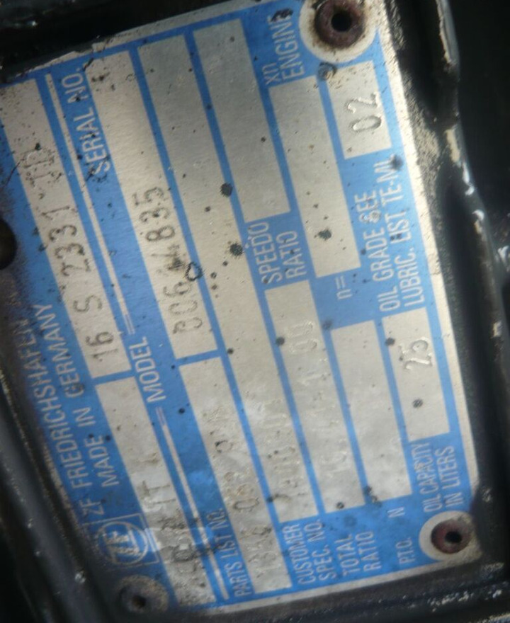 DAF ZF16S2331TD IT DAF XF 105 460 E5 - Prevodovka pre Nákladné auto: obrázok 4 DAF ZF16S2331TD IT DAF XF 105 460 E5 - Prevodovka pre Nákladné auto: obrázok 4