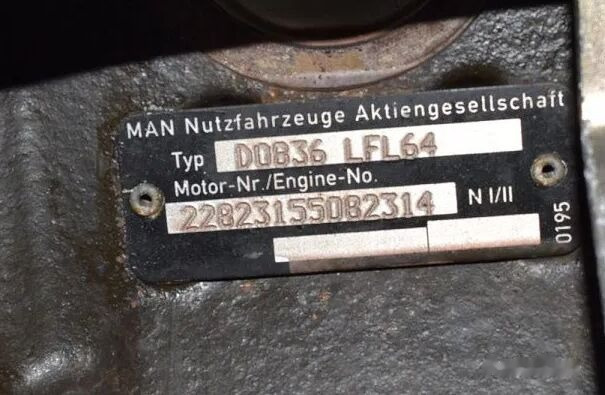 MAN D0836 LFL64 MAN TGL, TGM, L2000, M2000 - Motor pre Nákladné auto: obrázok 2 MAN D0836 LFL64 MAN TGL, TGM, L2000, M2000 - Motor pre Nákladné auto: obrázok 2