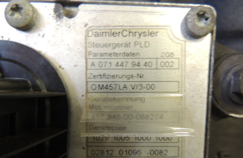 Mercedes-Benz OM457LA E5 for Mercedes-Benz AXOR truck for parts - Motor pre Nákladné auto: obrázok 4 Mercedes-Benz OM457LA E5 for Mercedes-Benz AXOR truck for parts - Motor pre Nákladné auto: obrázok 4