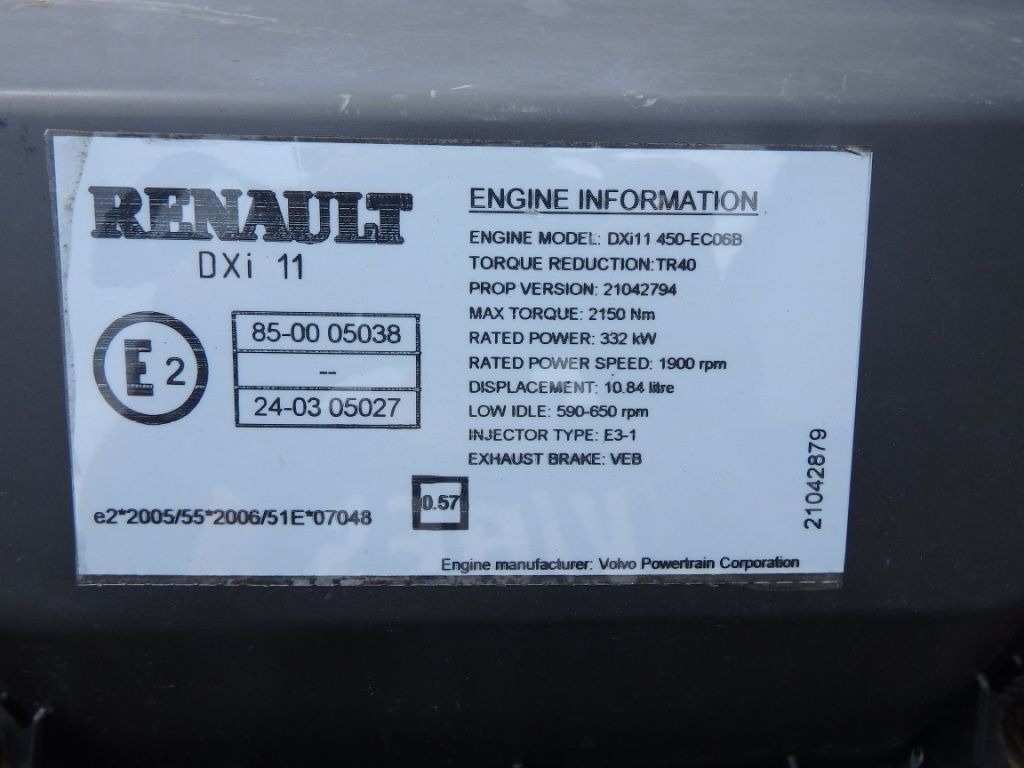 Renault DXI 11 450 Renault Premium - Motor pre Nákladné auto: obrázok 3 Renault DXI 11 450 Renault Premium - Motor pre Nákladné auto: obrázok 3