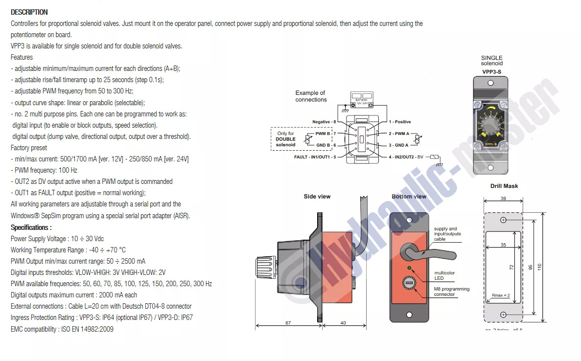 Predný nakladač na traktor pre Nákladné auto Full proportional valve 3 sections SPV 20-120 l/min 12 or 24 V plug and play det also available with Walvoil DPX100: obrázok 6 Predný nakladač na traktor pre Nákladné auto Full proportional valve 3 sections SPV 20-120 l/min 12 or 24 V plug and play det also available with Walvoil DPX100: obrázok 6