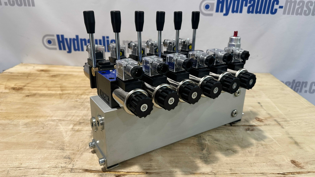 Stavebné stroje Proportional Valve Cetop valve 6 functions 16GPM 60 l/min + Scanreco G2B Radio Remote and manual operation: obrázok 12