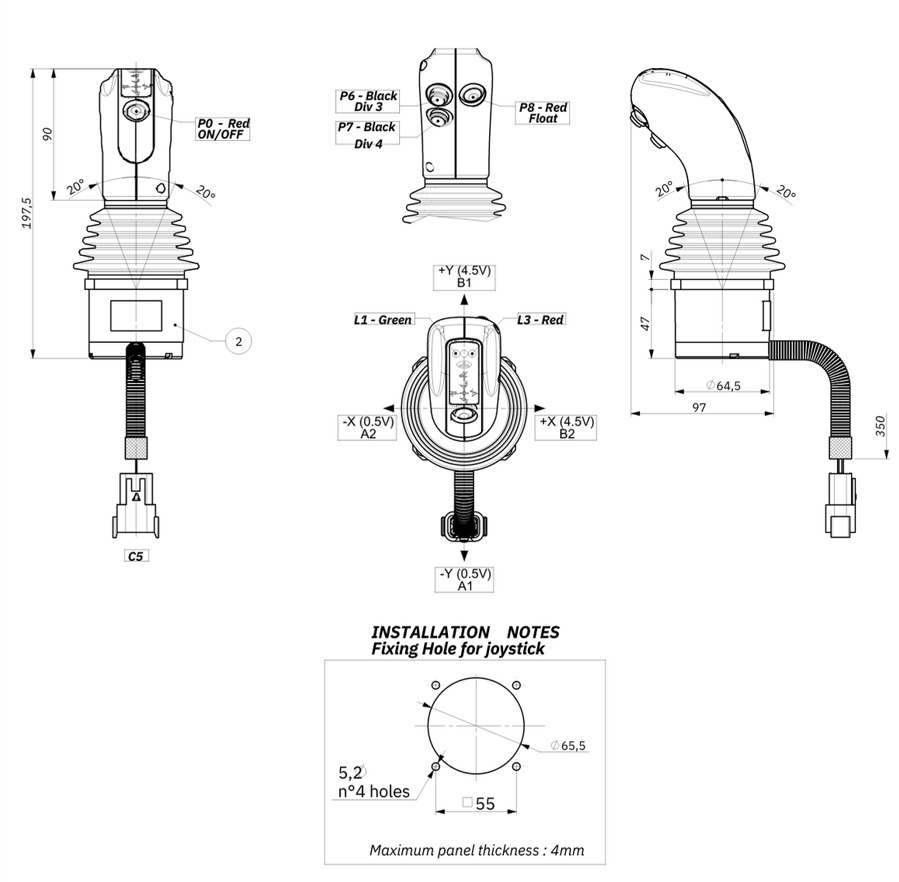 Walvoil SDM/DLM with 3rd function Case IH, International Harvester, John Deere, Kubota - Predný nakladač na traktor pre Predný nakladač na traktor: obrázok 4 Walvoil SDM/DLM with 3rd function Case IH, International Harvester, John Deere, Kubota - Predný nakladač na traktor pre Predný nakladač na traktor: obrázok 4