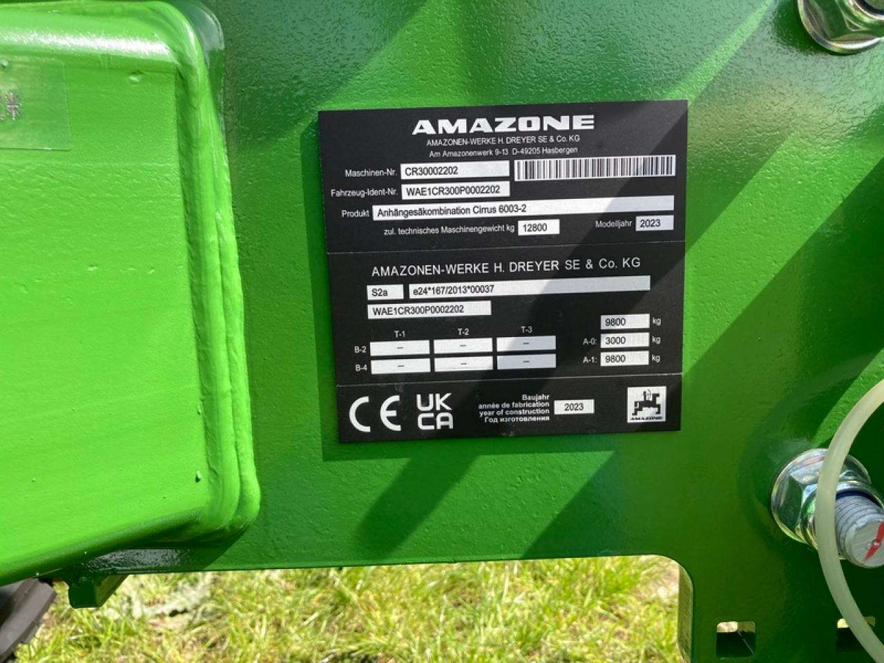 Amazone CIRRIUS 6003 - Modulárny sejací stroj: obrázok 5 Amazone CIRRIUS 6003 - Modulárny sejací stroj: obrázok 5