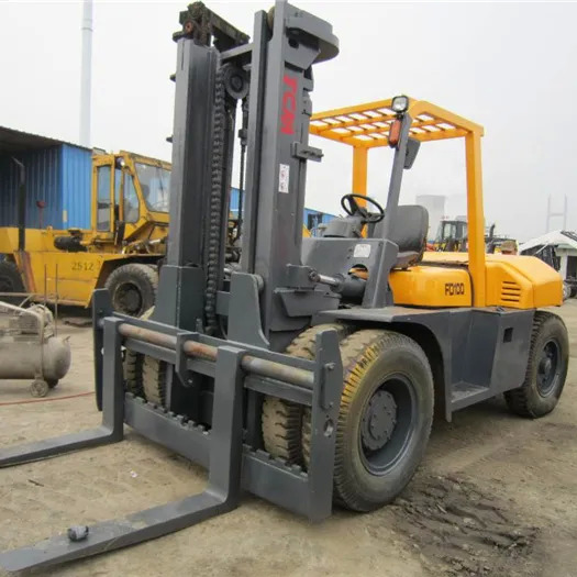 Dieselový vysokozdvižný vozík used forklift TCM FD100 second hand forklift TCM Komatsu Toyota FD30 FD50  FD70 for sale: obrázok 1