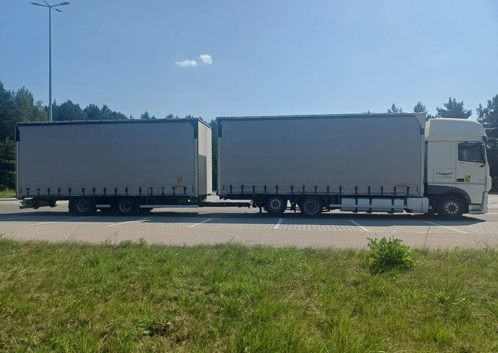 DAF XF 480 SUPER SPACE CAB / ZESTAW TANDEM PRZEJAZDOWY 120 M3 / SSC / ACC /EURO 6 - Plachtové nákladné vozidlo: obrázok 2 DAF XF 480 SUPER SPACE CAB / ZESTAW TANDEM PRZEJAZDOWY 120 M3 / SSC / ACC /EURO 6 - Plachtové nákladné vozidlo: obrázok 2