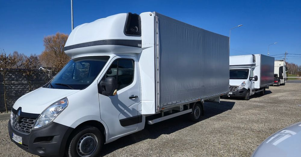 Renault Master 2x +zabudowa 12 palet-reg wysokości Spanie XXL - Plachtová dodávka: obrázok 1 Renault Master 2x +zabudowa 12 palet-reg wysokości Spanie XXL - Plachtová dodávka: obrázok 1
