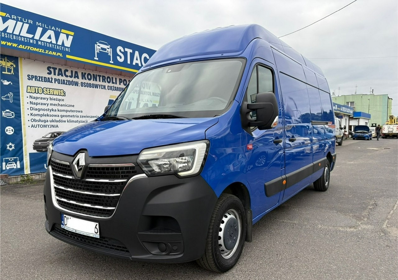 Renault Master Master 2.3-150KM Max długi - 2 x Wysoki 55696 km 2021 - Furgon: obrázok 1 Renault Master Master 2.3-150KM Max długi - 2 x Wysoki 55696 km 2021 - Furgon: obrázok 1