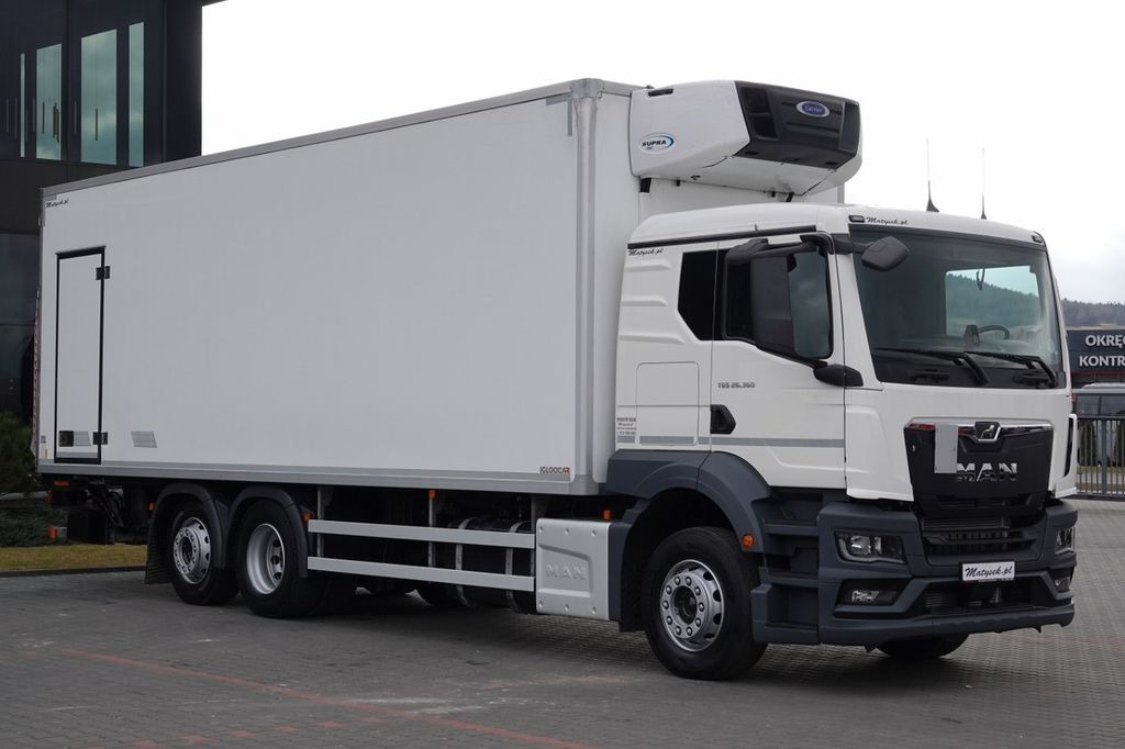 MAN TGS 26.360 / 6x2 / CHŁODNIA -8,2 M / SUPRA 850MT MAN TGS 26.360 / 6x2 / CHŁODNIA -8,2 M / SUPRA 850MT - Chladirenské nákladné vozidlo: obrázok 1 MAN TGS 26.360 / 6x2 / CHŁODNIA -8,2 M / SUPRA 850MT MAN TGS 26.360 / 6x2 / CHŁODNIA -8,2 M / SUPRA 850MT - Chladirenské nákladné vozidlo: obrázok 1