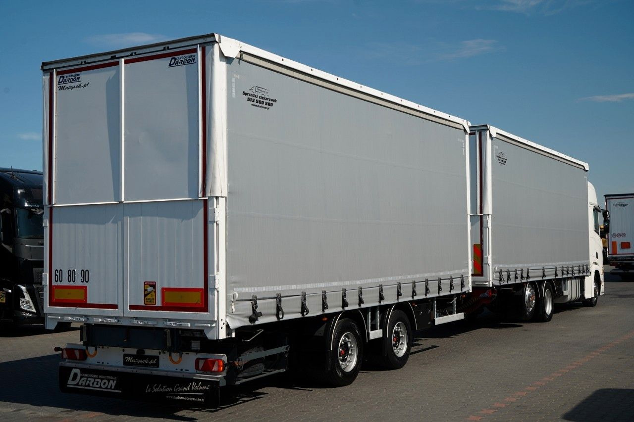 Scania R 450 / ZESTAW TANDEM 120 M3 / PRZEJAZDOWY / OŚ - Plachtové nákladné vozidlo: obrázok 4 Scania R 450 / ZESTAW TANDEM 120 M3 / PRZEJAZDOWY / OŚ - Plachtové nákladné vozidlo: obrázok 4