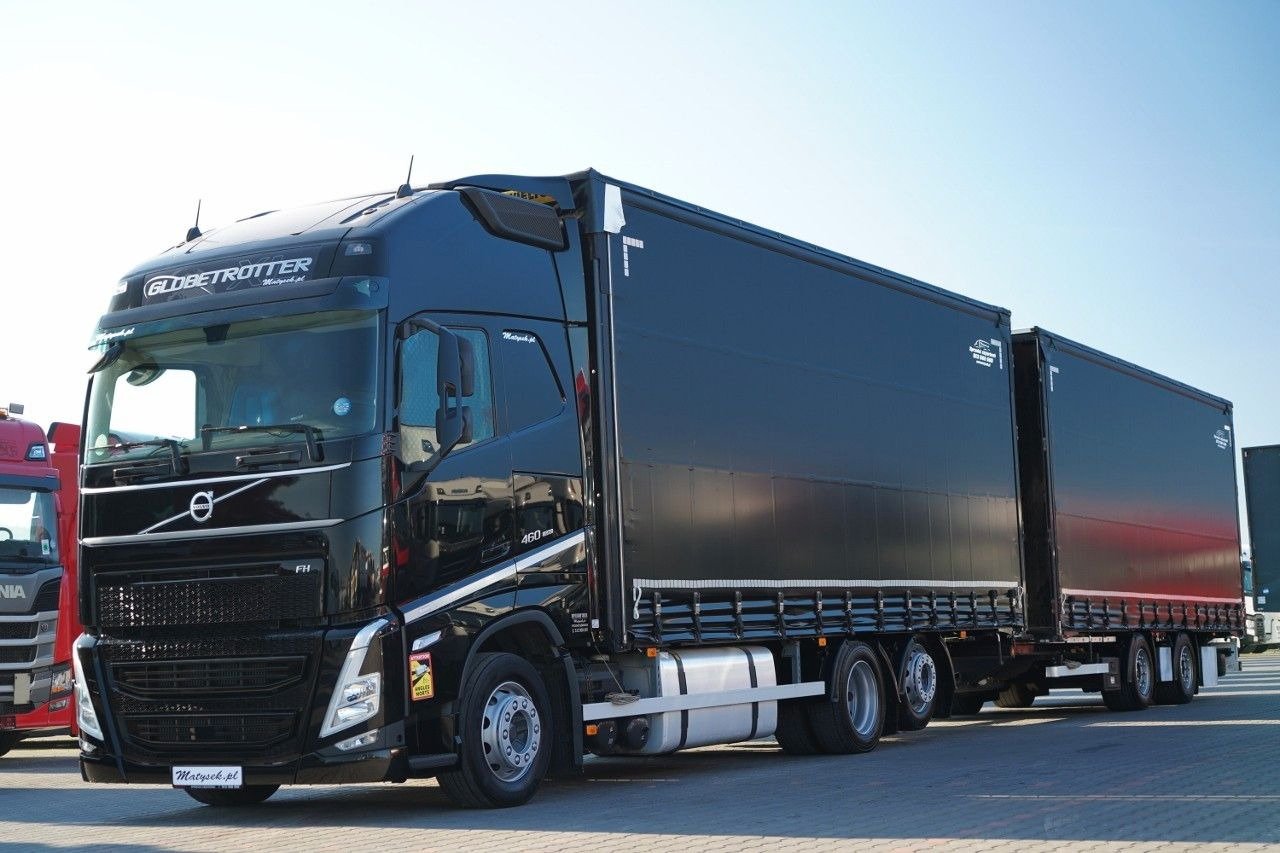Volvo FH 460 / ZESTAW TANDEM / 120 M3 / PRZEJAZDOWY / - Plachtové nákladné vozidlo: obrázok 1 Volvo FH 460 / ZESTAW TANDEM / 120 M3 / PRZEJAZDOWY / - Plachtové nákladné vozidlo: obrázok 1
