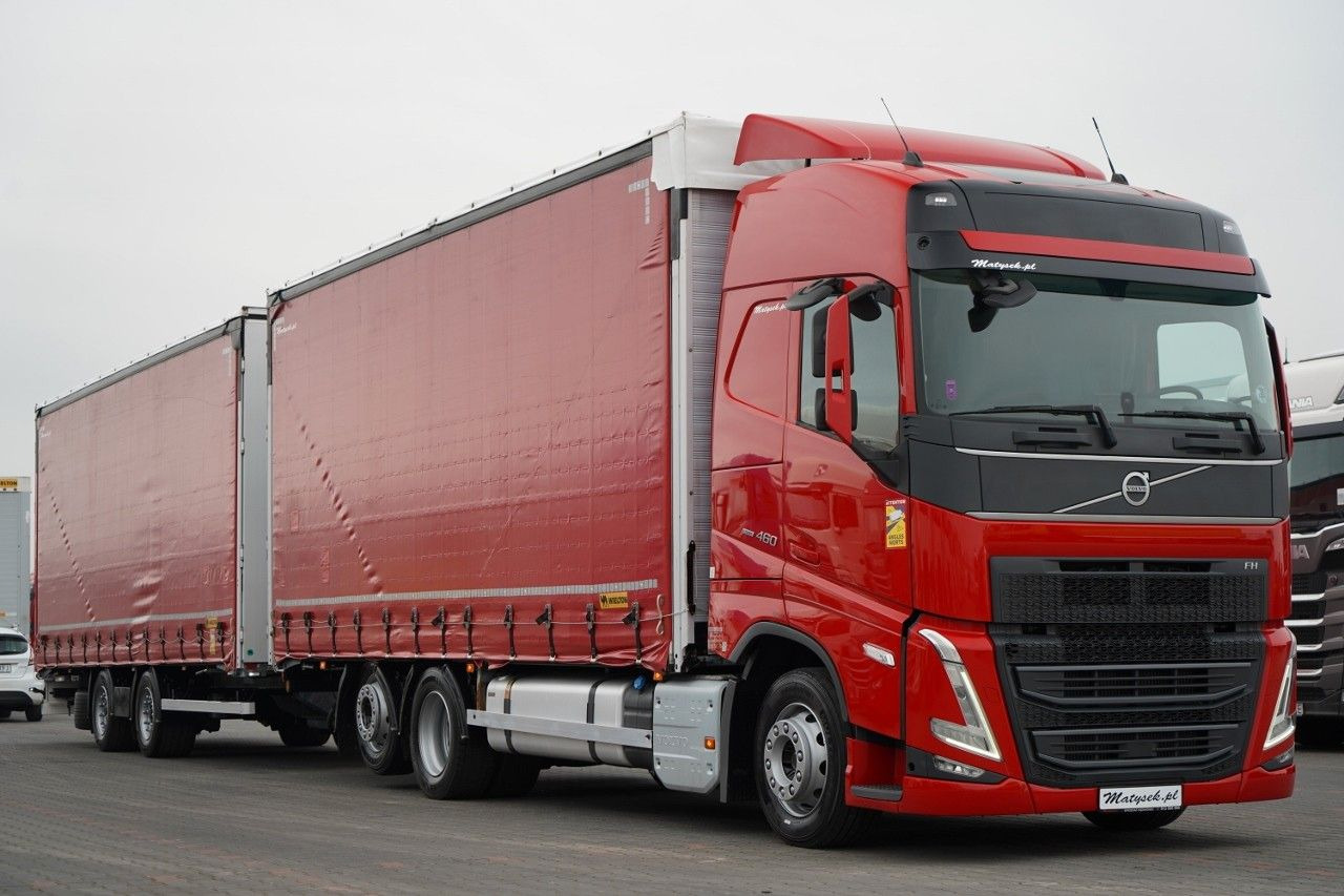 Volvo FH 460 / ZESTAW TANDEM / 120 M3 / PRZEJAZDOWY / - Plachtové nákladné vozidlo: obrázok 1 Volvo FH 460 / ZESTAW TANDEM / 120 M3 / PRZEJAZDOWY / - Plachtové nákladné vozidlo: obrázok 1