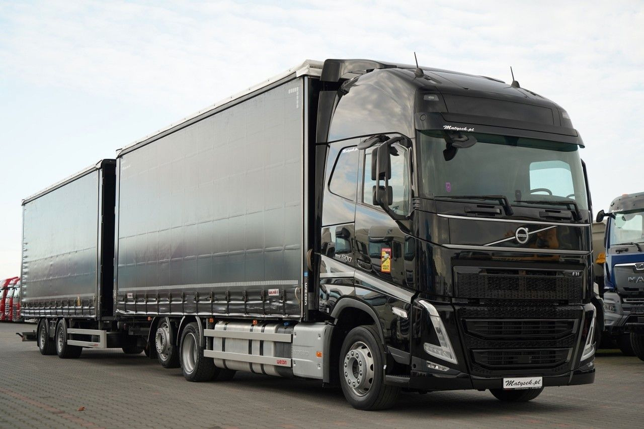 Volvo FH 500 / I-SAVE / XL / ZESTAW TANDEM PRZEJAZDOWY - Plachtové nákladné vozidlo: obrázok 4 Volvo FH 500 / I-SAVE / XL / ZESTAW TANDEM PRZEJAZDOWY - Plachtové nákladné vozidlo: obrázok 4