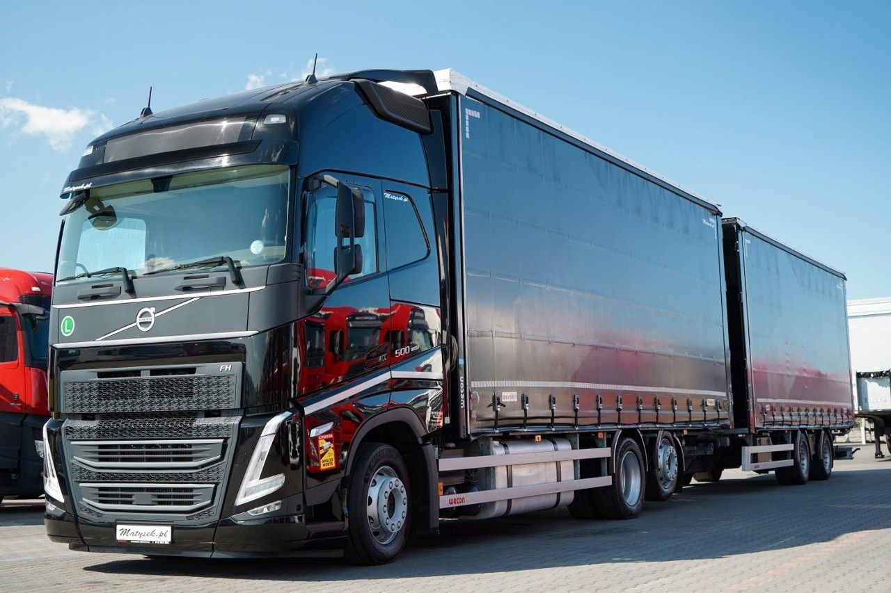 Volvo FH 500 / I-SAVE / XL / ZESTAW TANDEM PRZEJAZDOWY - Plachtové nákladné vozidlo: obrázok 2 Volvo FH 500 / I-SAVE / XL / ZESTAW TANDEM PRZEJAZDOWY - Plachtové nákladné vozidlo: obrázok 2