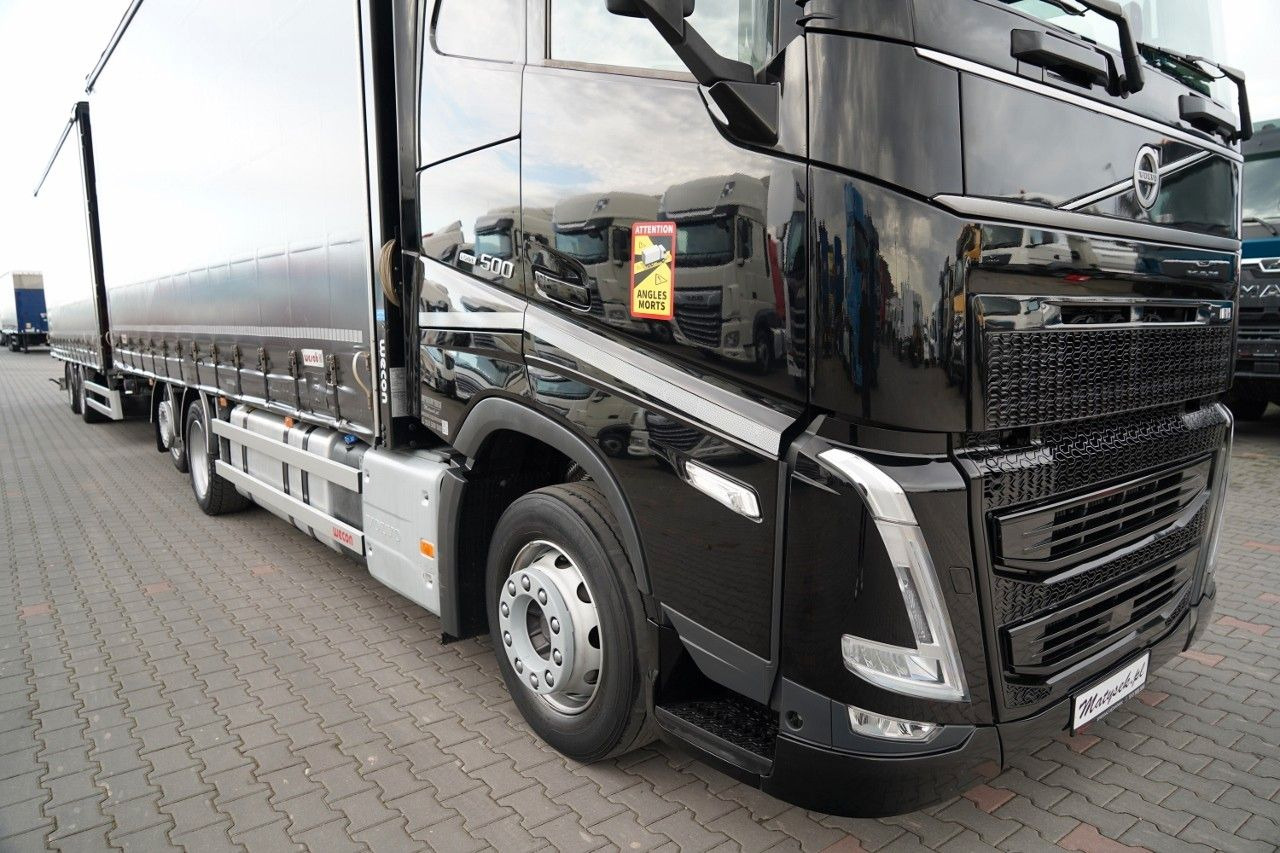 Volvo FH 500 / I-SAVE / XL / ZESTAW TANDEM PRZEJAZDOWY - Plachtové nákladné vozidlo: obrázok 5 Volvo FH 500 / I-SAVE / XL / ZESTAW TANDEM PRZEJAZDOWY - Plachtové nákladné vozidlo: obrázok 5