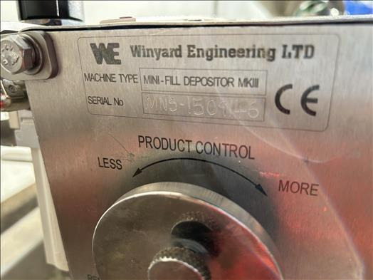 Potravinársky stroj Winyard Minifill MKIII Depositor: obrázok 6