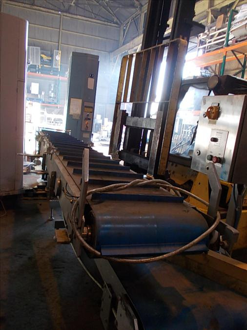 Wright Pugson Stainless framed flighted elevator belt conveyor - Dopravník: obrázok 1 Wright Pugson Stainless framed flighted elevator belt conveyor - Dopravník: obrázok 1