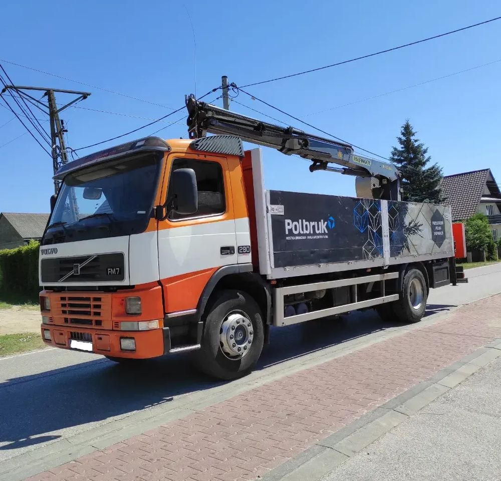 Volvo FM7 - Valníkový/ Plošinový nákladný automobil, Auto s hydraulickou rukou: obrázok 1 Volvo FM7 - Valníkový/ Plošinový nákladný automobil, Auto s hydraulickou rukou: obrázok 1