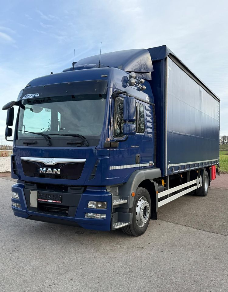 MAN TGM 18.340 / FIRANKA / SPROWADZONY / 9100 ŁADOWNOŚĆ / 18 PALET / E6 / WINDA / - Plachtové nákladné vozidlo: obrázok 2 MAN TGM 18.340 / FIRANKA / SPROWADZONY / 9100 ŁADOWNOŚĆ / 18 PALET / E6 / WINDA / - Plachtové nákladné vozidlo: obrázok 2