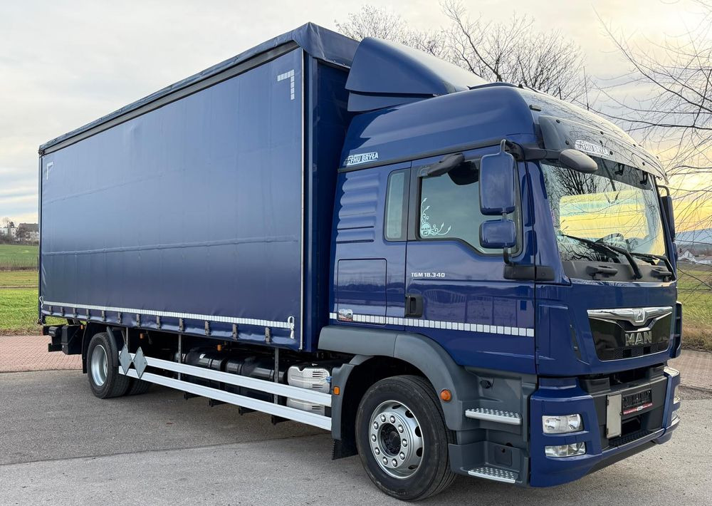 MAN TGM 18.340 / FIRANKA / SPROWADZONY / 9100 ŁADOWNOŚĆ / 18 PALET / E6 / WINDA / - Plachtové nákladné vozidlo: obrázok 1 MAN TGM 18.340 / FIRANKA / SPROWADZONY / 9100 ŁADOWNOŚĆ / 18 PALET / E6 / WINDA / - Plachtové nákladné vozidlo: obrázok 1