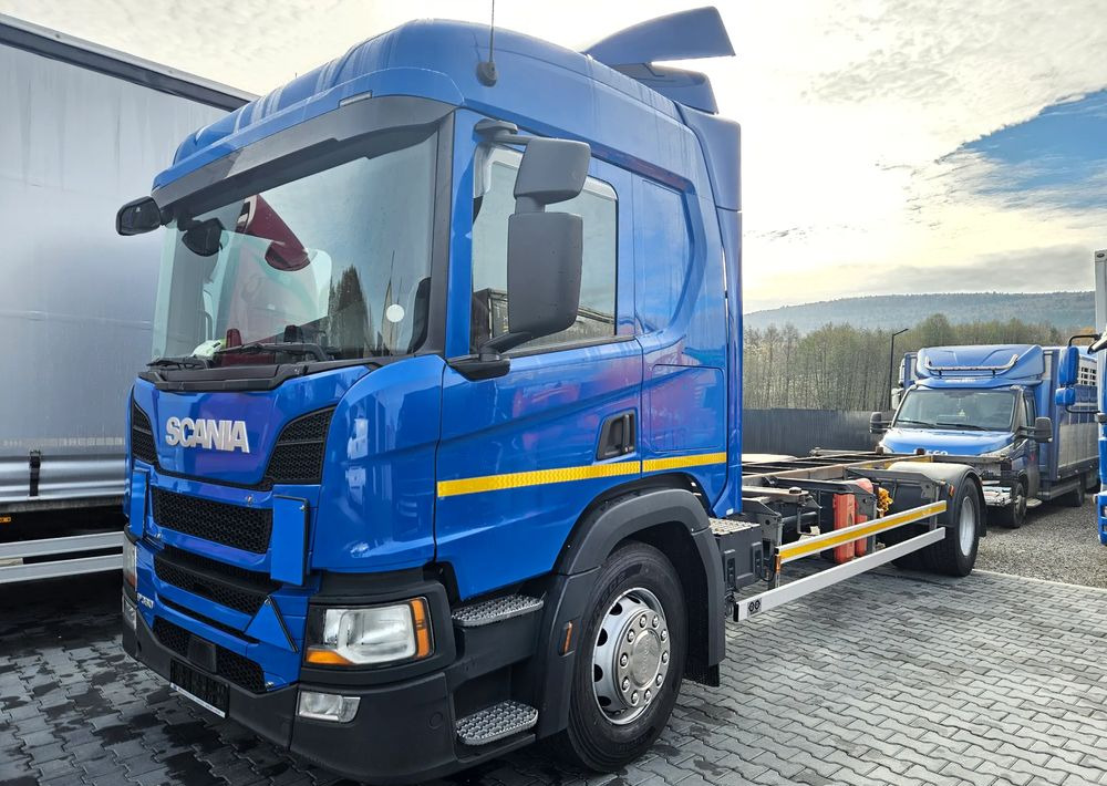 Scania P360 / P410 / BDF / RAMA / FIRANKA / PEŁNA SYPIALKA / WINDA / E6 / CAŁA NA PODUSZKACH / ROZSTAW OSI 5.5M / LAWETA / DO ŻYWCA / DO BYDŁA / DO ZABUDOWY / SPROWADZONA - Podvozek s kabinou: obrázok 1 Scania P360 / P410 / BDF / RAMA / FIRANKA / PEŁNA SYPIALKA / WINDA / E6 / CAŁA NA PODUSZKACH / ROZSTAW OSI 5.5M / LAWETA / DO ŻYWCA / DO BYDŁA / DO ZABUDOWY / SPROWADZONA - Podvozek s kabinou: obrázok 1