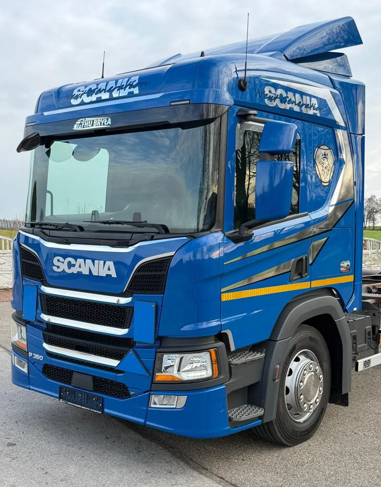 Scania P360 / P410 / BDF / RAMA / FIRANKA / PEŁNA SYPIALKA / WINDA / E6 / CAŁA NA PODUSZKACH / ROZSTAW OSI 5.5M / LAWETA / DO ŻYWCA / DO BYDŁA / DO ZABUDOWY / SPROWADZONA - Podvozek s kabinou: obrázok 4 Scania P360 / P410 / BDF / RAMA / FIRANKA / PEŁNA SYPIALKA / WINDA / E6 / CAŁA NA PODUSZKACH / ROZSTAW OSI 5.5M / LAWETA / DO ŻYWCA / DO BYDŁA / DO ZABUDOWY / SPROWADZONA - Podvozek s kabinou: obrázok 4