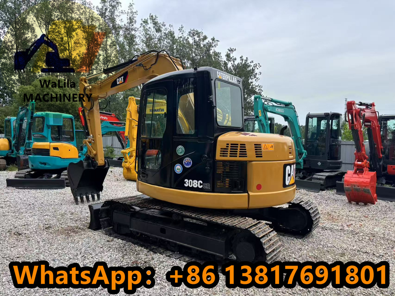 CAT CAT 308CCR - Mini rýpadlo: obrázok 3 CAT CAT 308CCR - Mini rýpadlo: obrázok 3