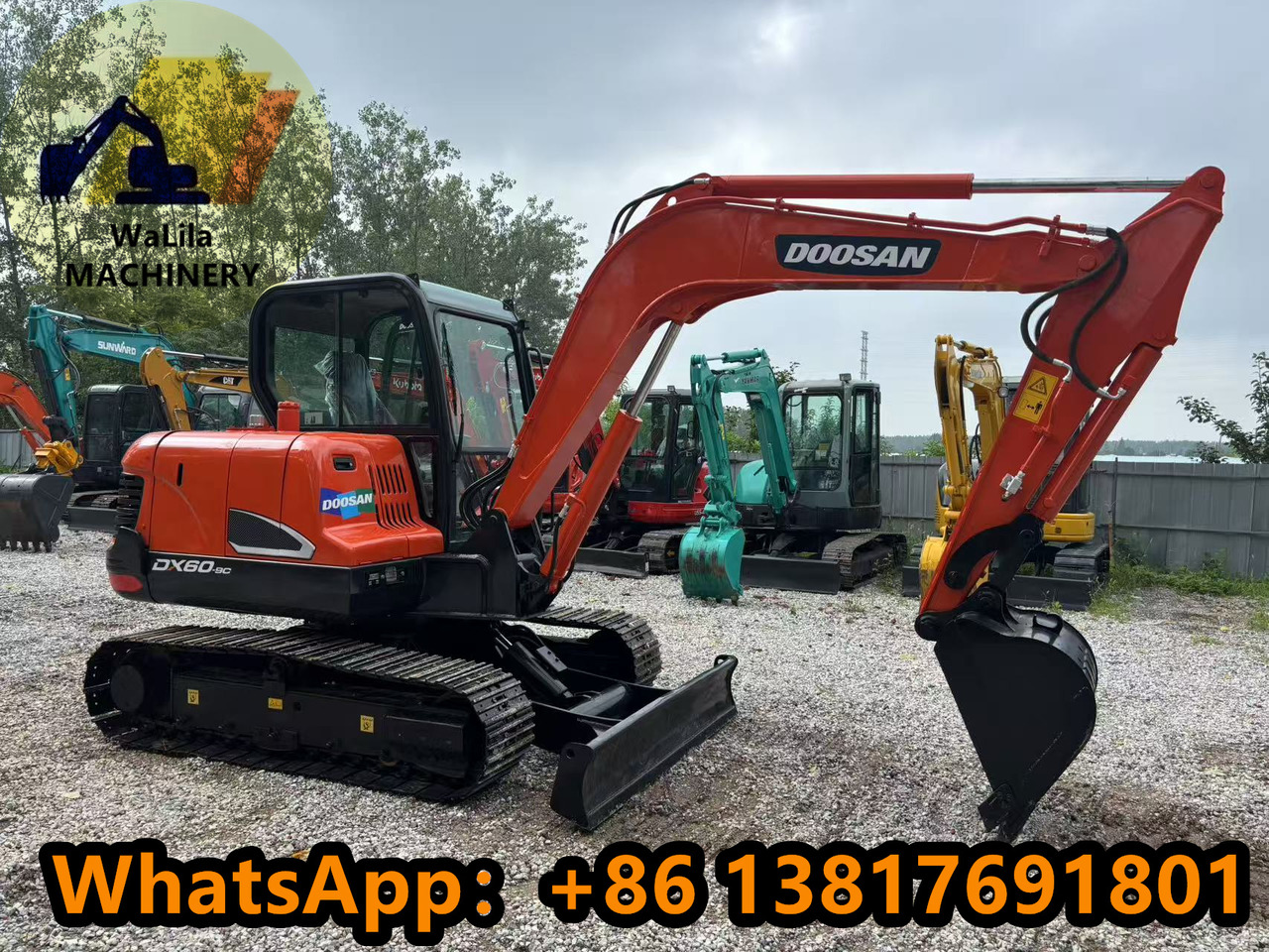 DOOSAN DX60-9 - Mini rýpadlo: obrázok 5 DOOSAN DX60-9 - Mini rýpadlo: obrázok 5