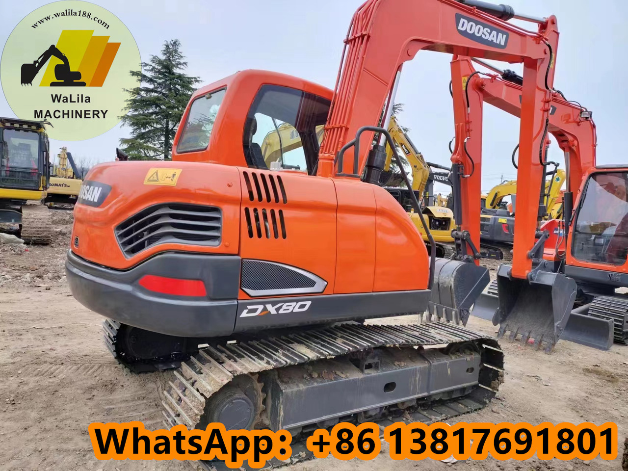 DOOSAN DX80 - Mini rýpadlo: obrázok 1 DOOSAN DX80 - Mini rýpadlo: obrázok 1