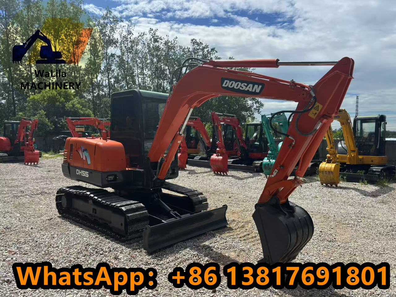 Doosan DH 55-7 DH55 (Good) - Mini rýpadlo: obrázok 2 Doosan DH 55-7 DH55 (Good) - Mini rýpadlo: obrázok 2