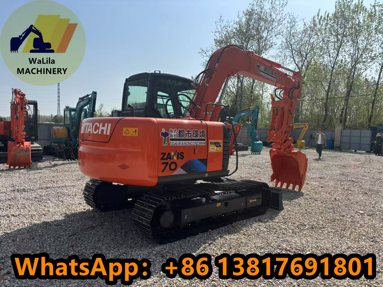 Mini rýpadlo HITACHI Zx70 [ nice ]: obrázok 6
