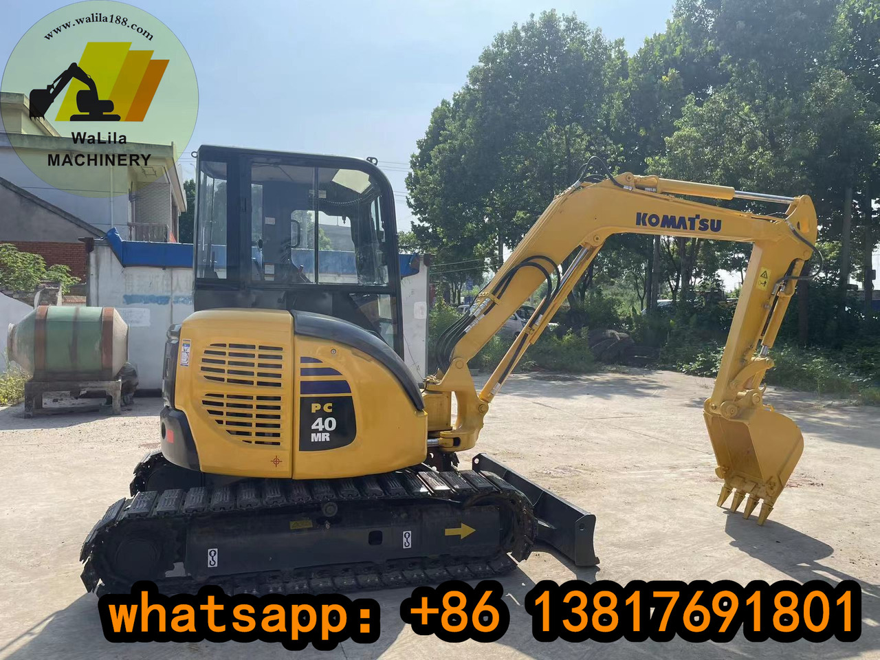 KOMATSU PC 40 MR-3 - Mini rýpadlo: obrázok 1 KOMATSU PC 40 MR-3 - Mini rýpadlo: obrázok 1